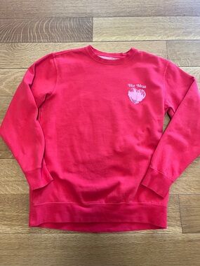 Hot mess it’s a lifestyle Bright Red Crewneck Sweatshirt Alix Earle